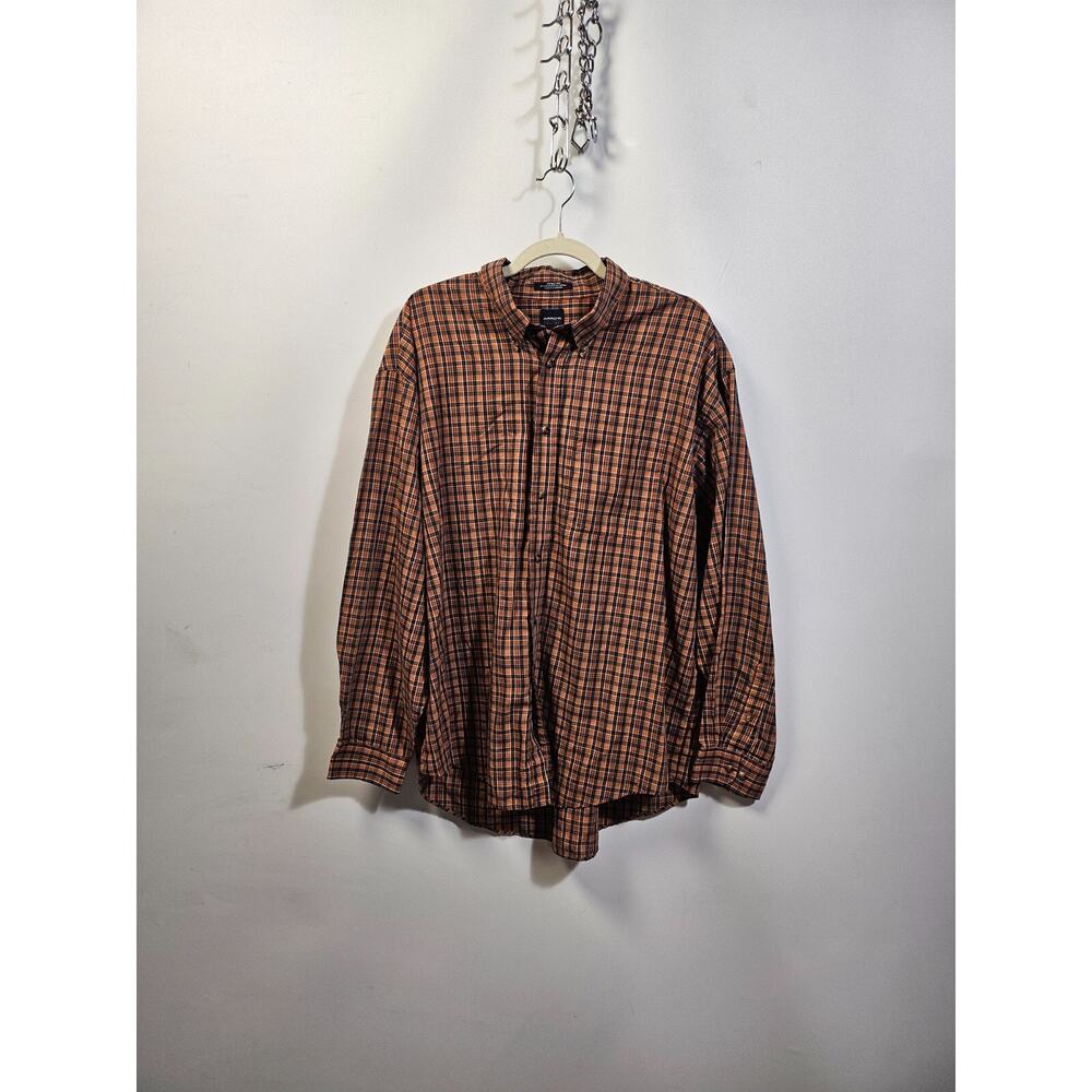 Arrow Men's Size XL 17-17.5 Quality Medium Thick Casual Shirt Long Sleeve